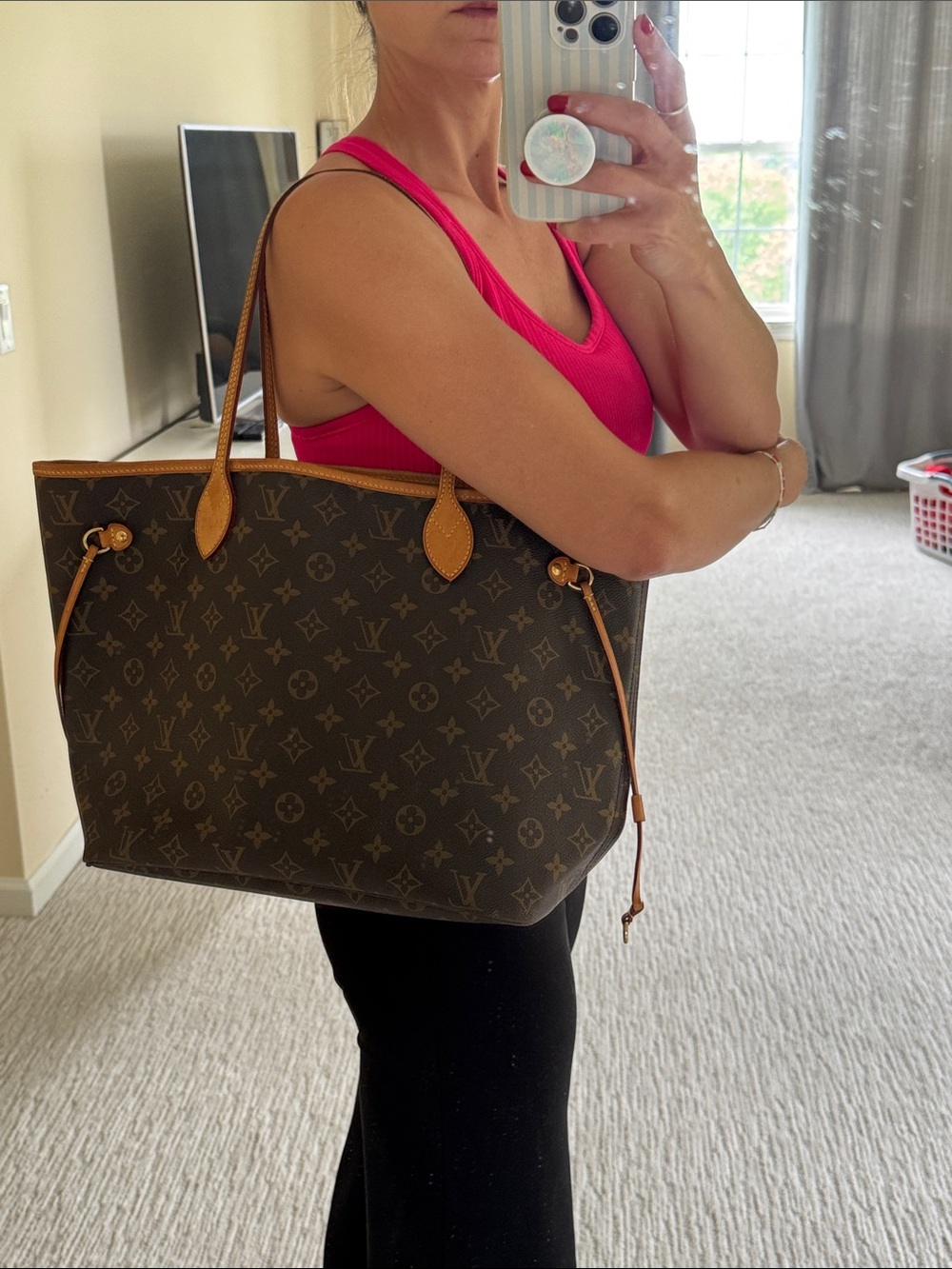 Louis Vuitton Brown Monogram Canvas Neverfull MM - Picture 16 of 16